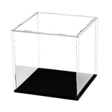 Maxbell Acrylic Display Box Dustproof Transparent Figure Display Case for Dolls Toys 15x15x15