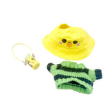 Maxbell Doll Clothes Stylish Party Gift Comfortable Adorable Decor with Small Kettle Yellow Hat
