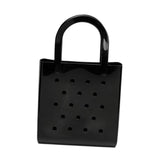 Maxbell Women Girls Beach Bag Waterproof Tote Bag Handbag Portable Summer Travel Bag Black