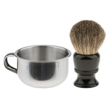 Maxbell Maxbell Salon Barber Shave Set Men's Shaving Brush Soap Mug Bowl Face Beard Cleaning