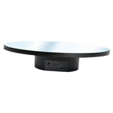 Maxbell Electric Turntable Rotating Display Stand Versatile for Photography Products 25 cm Black