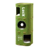 Maxbell Felt Cat House 3 Story Multifunctional for Indoor Cats Kittens Cat Furniture Green