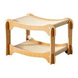 Maxbell Cat Scratcher Bed Double Layer Stable Wear Resistant Durability Sleeping Bed