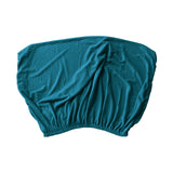 Maxbell Bed Headboard Cover for Bedroom Modern Small Square Jacquard Protective Case Blue