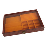 Maxbell Jewelry Box Dustproof Versatile Large Capacity Gifts with Lock Container Mom Style D