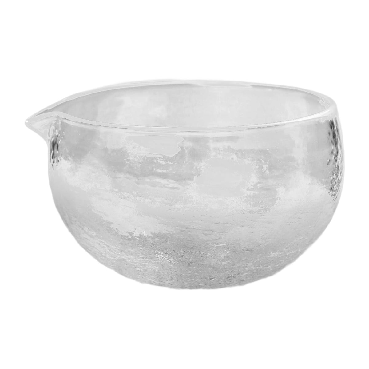 Maxbell Matcha Bowl with Spout Ceremonial Matcha Chawan for Cold Brew Cold/Hot Water Clear