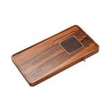 Maxbell Wood Tea Tray Kungfu Tea Table Teacup Plate for Tea Room Home Tea Lover Gift Rectangle