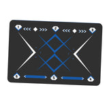 Maxbell Football Footstep Training Mat Indoor for Athletes Adults Soccer Enthusiasts Type E