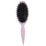 Maxbell Curly Hair Brush Portable Styling Brush for Detangling for Salon Home Travel Purple