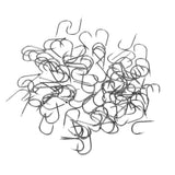Maxbell 200pcs Barbed Fishing Hook High-Carbon Steel Fishhook Saltwater Black 9# 10#