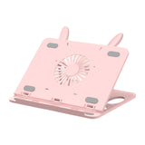 Maxbell Laptop Stand for Desk Practical Cooling Multipurpose Computer Notebook Stand Pink