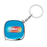 Maxbell Tape Measure Keyring Easy to Use Metric Ruler for Body Fabric Body Measuring Blue