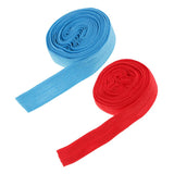 Maxbell 2pcs 2.7M  5/8"15mm Elastic Spandex Satin Band Hair Ties Accessories