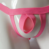 Maxbell 4pcs Sexy Men's Underwear Bandage Thongs G-String Hollow Hole Pouch Harness Pant