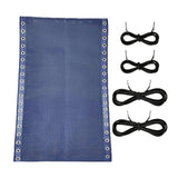 Maxbell Folding Lounge Chair Repair Cloth 160x43cm for Pool Sling Chair Lounge Chair Blue