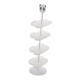 Maxbell Maxbell Children Shoe Rack 5 Tiers Children Shoes Holder for Hallway Entryway Closet White