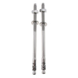Maxbell Maxbell 2pcs Climbing M10 Stainless Steel Expansion Bolts Anchor Nut Piton M10x180