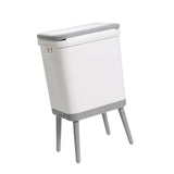 Maxbell Garbage Can with Legs Fashion High Foot Dustbin for Guestroom Office