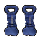 Maxbell Maxbell 2Pcs Bone Type Dog Bite Tug Pillow Durable Exercise Training Toys Blue