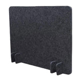 Maxbell Acoustic Desk Divider Desk Partition Freestanding Desk Divider for Classroom Black