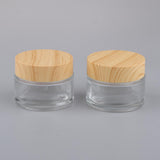 Maxbell Maxbell 2 Pcs Makeup Pot Empty Cosmetic Jars Lotion Cream Gel Containers Clear 50g