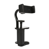 Maxbell Guitar Phone Holder Mount Black Phone Clamp for 6-10cm Thick Guitars/ukulele