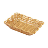 Maxbell Imitation Rattan Basket Multi Use for Office Desktop