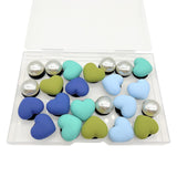 Maxbell 4xBeach Bag Accessories Charms Heart Charm Inserts for Festival Summer Outdoor Style B