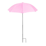Maxbell Outdoor Plant Umbrella Sun Protector for Potted Plants, Patio Flowers, Yard Pink