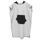 Maxbell Maxbell Surf Beach Poncho Wetsuit Changing Robe & Hood, Pocket, Storage Bag Gray