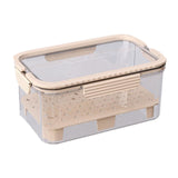 Maxbell Ice Chilled Camping Food Container Fruit Storage Container for Fridge Veggie Beige