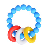 Maxbell Baby Teething Toys BPA Free Children's Silicone Teething  Bracelet Blue