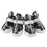 Maxbell Maxbell Dog Boots Waterproof Anti-Slip Pet Puppy Coitton Shoes Booties Black #5