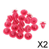 Maxbell 2x20pcs Trim Panel Clip Fastener Rivet Retainer Clips for Hyundai 82315-27000
