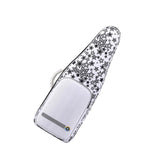 Maxbell Flute Storage Case Bag Patterned Flute Handbag for Vertical Flutes Recorders white