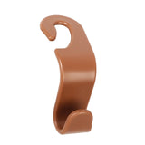 Maxbell Maxbell Car Headrest Hooks Seat Back Organizers Hanger for Handbag Grocery Bag Brown