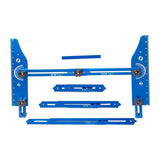 Maxbell Stair Tread Template Tool Versatile for Shelf Cutting Stairs Wall Partitions Blue