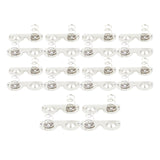 Maxbell 20 Pieces AA Battery Spring Replacement Contacts Plates Set for Battery Case