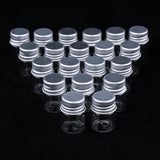 Maxbell 20X Empty Refillable Cosmetic Container Bottle Round Glass Jar Cannings 5ml