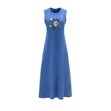 Maxbell Maxbell Women's Long Summer Dress Spring Teen Casual Dress for Dating Commuting Trip M