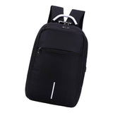 Maxbell Travel Laptop Backpack Stylish with USB Port for College Backpacking Outdoor Black