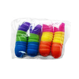 Maxbell Fillable Easter Eggs Toys Colorful Bright Party Favors for Office Home Event 24pcs