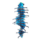 Beach Fly Kite Hiking Dynamic Games Toy Windsock Large Realistic Animal Kite Blue