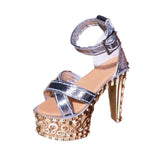 Maxbell 1/4 Scale High Heeled Shoes for 16.5-17.7inch Dress up Female Action Figures