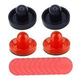 Maxbell Air Hockey Pushers and Pucks Air Hockey Paddles for Home Table Hockey Family Style D