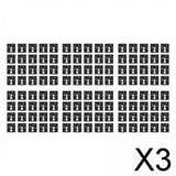 Maxbell 3x120 Pieces Keyboard Switch Pads Parts Universal for Hot Swappable Keyboard Style A PE