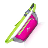 Maxbell Waterproof Nylon Waist Bag Outdoore Running Climbing Sports Belt Rose Red - Aladdin Shoppers