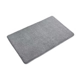 Maxbell Area Rug Doormat Washable Absorbent Carpet Bath Mat for Dorm Entryway Shower 40cmx60cm Gray