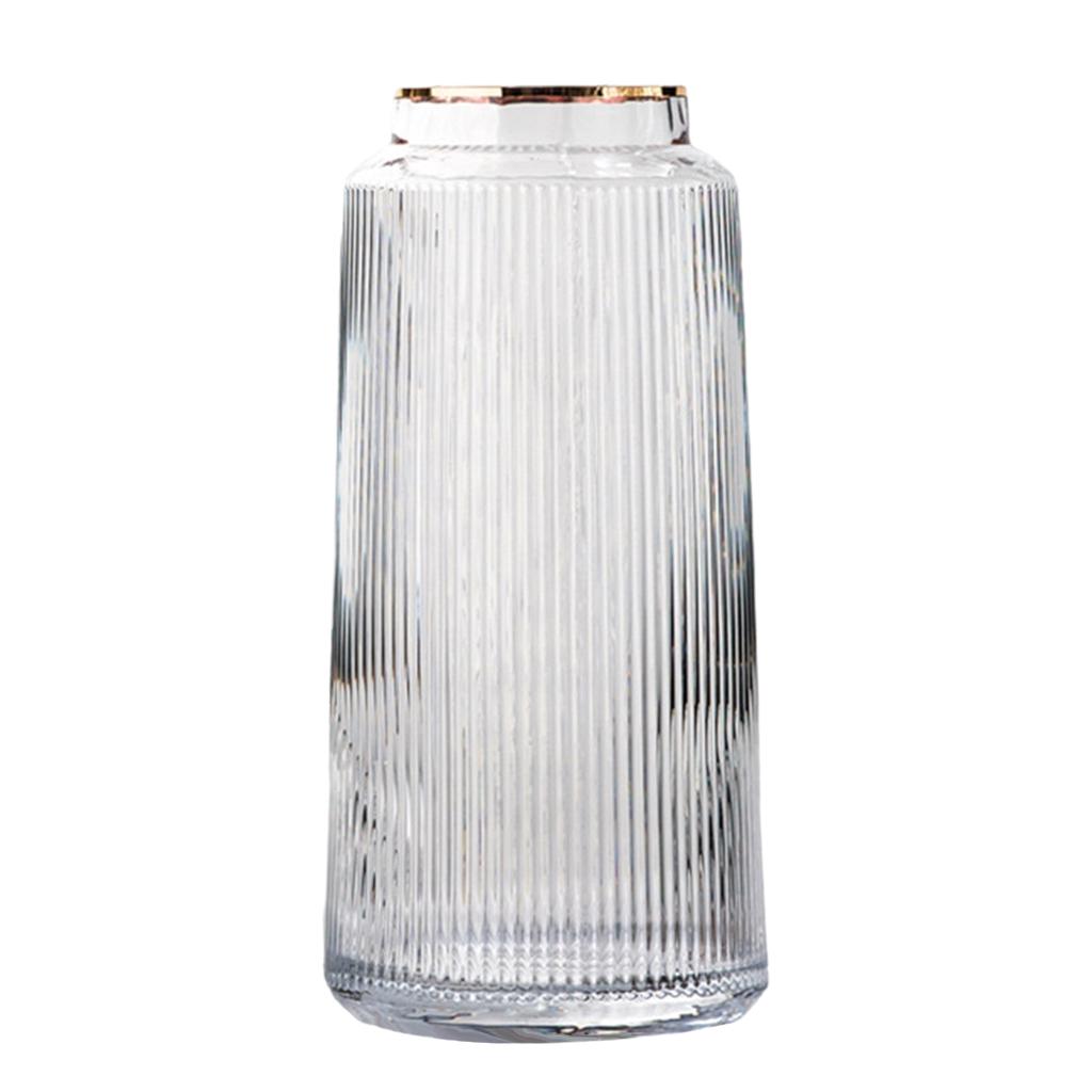 Maxbell Maxbell Glass Vase Flower Display Table Decor Hydroponic Flower Vases Clear 25cm