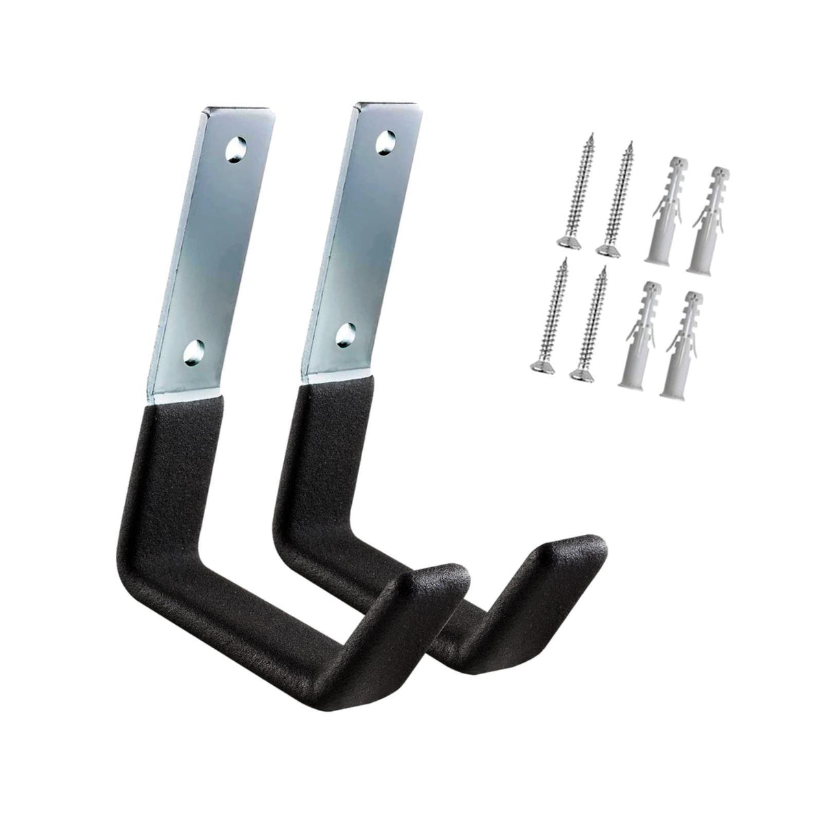 Maxbell 2x Garage Storage Hooks Utility Garage Wall Mount Hooks for Power Tools Bike